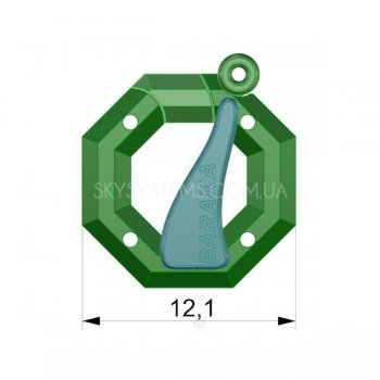 Восковая модель карабина 12,1 мм (550020)